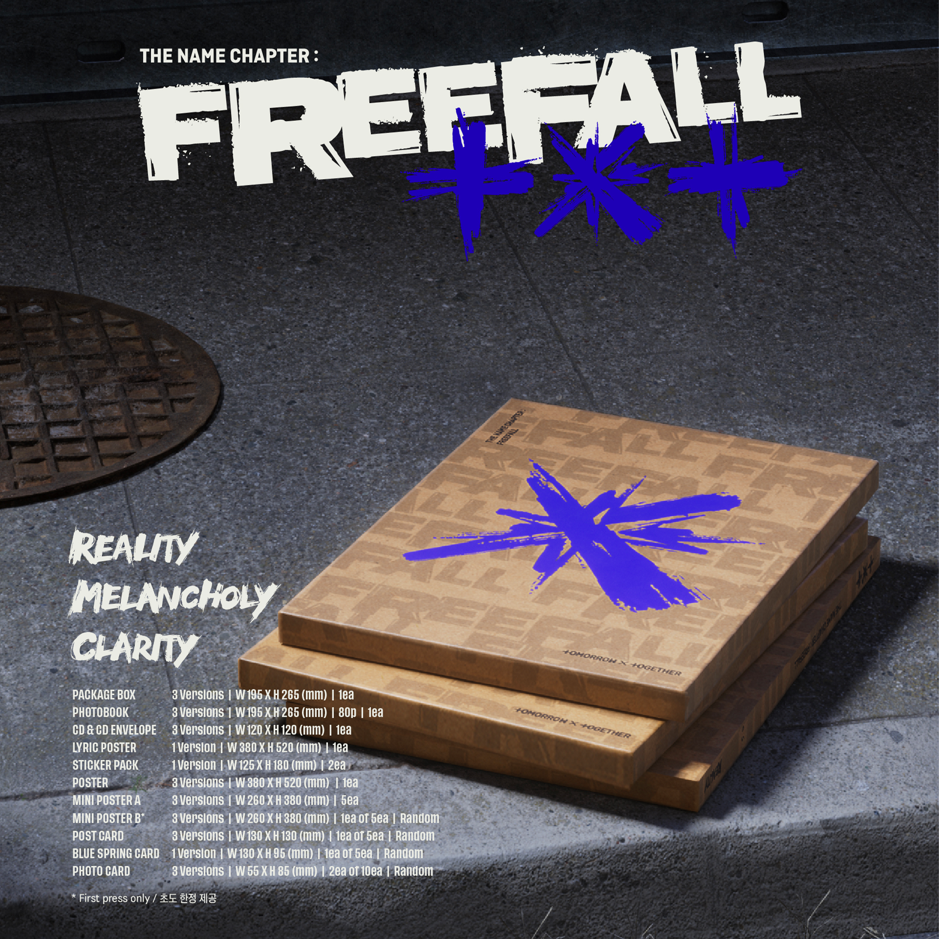 TXT - THE NAME CHAPTER: FREEFALL - Stardust K-pop Shop