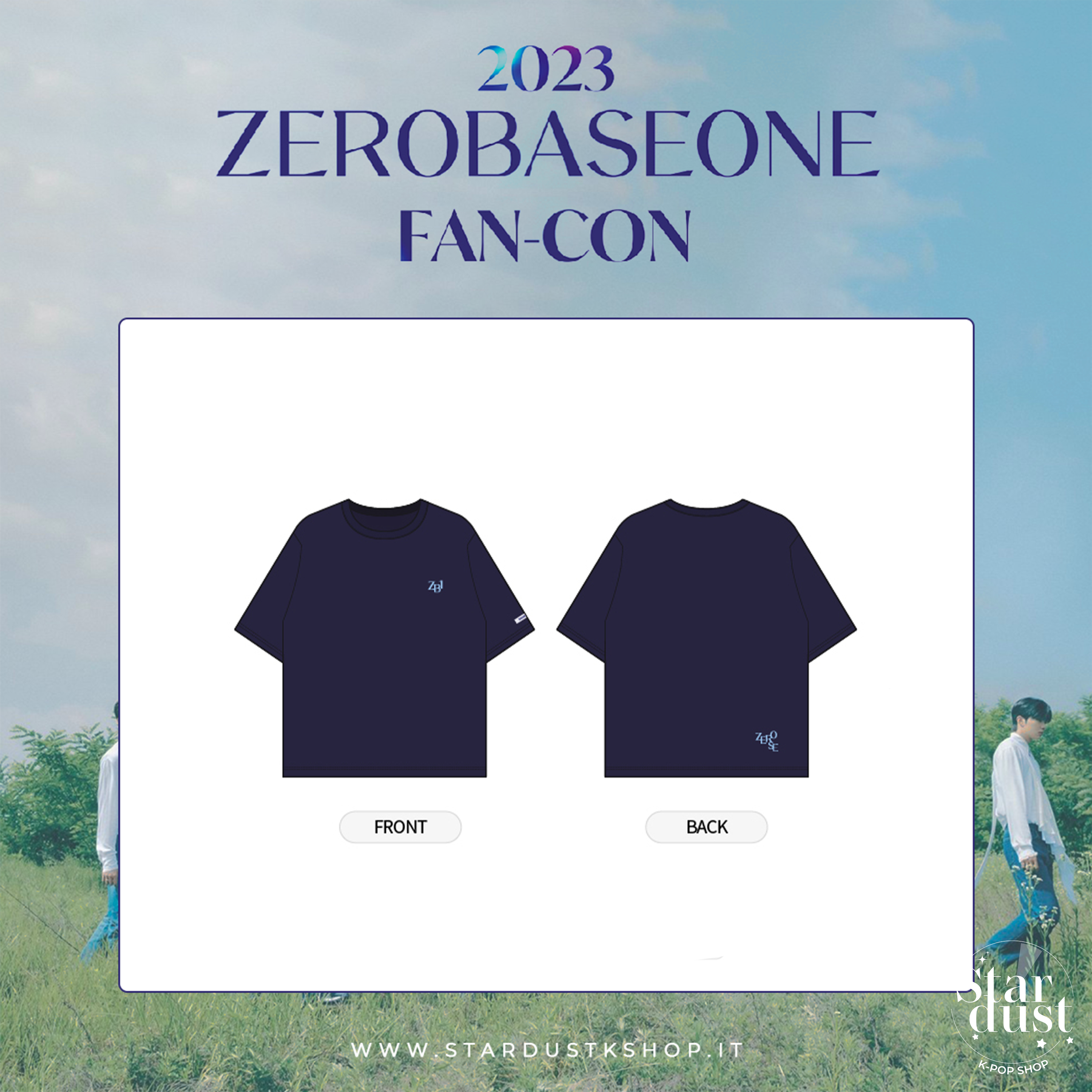 ZEROBASEONE 2023 FANCON MD - T-SHIRT – Stardust K-pop Shop