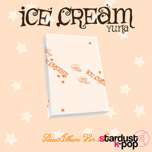 ITZY YUNA ICE CREAM POCAALBUM COVER A STARDUST KPOP SHOP