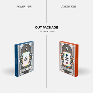 Oneus Trickster 7th Mini Album Joker version, Poker version out package
