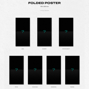 Tempest It's Me, It's We 1st Mini Album digipack folded poster