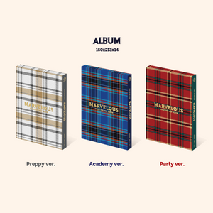 Mirae Marvelous 3rd Mini Album Preppy version / Academy version / Party version