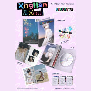 [PRE-ORDER] XngHan&Xoul - WASTE NO TIME [1st Single Album] Adventure Ver. - Stardust K-pop Shop