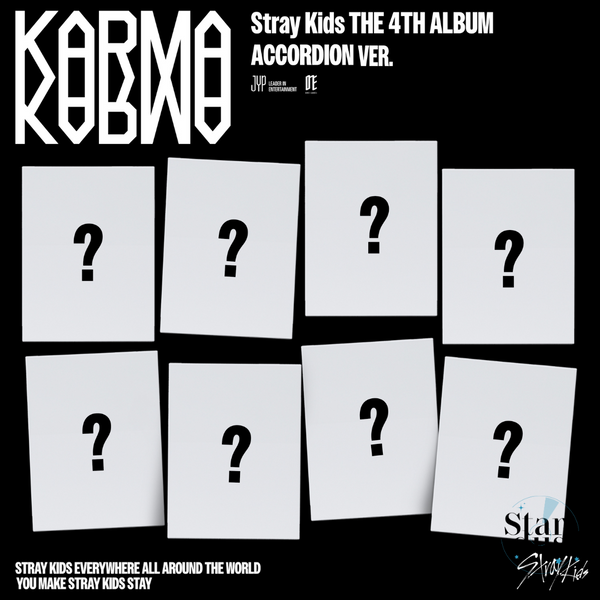 [PRE-ORDER] STRAY KIDS - KARMA [4th Album] Accordion Ver.