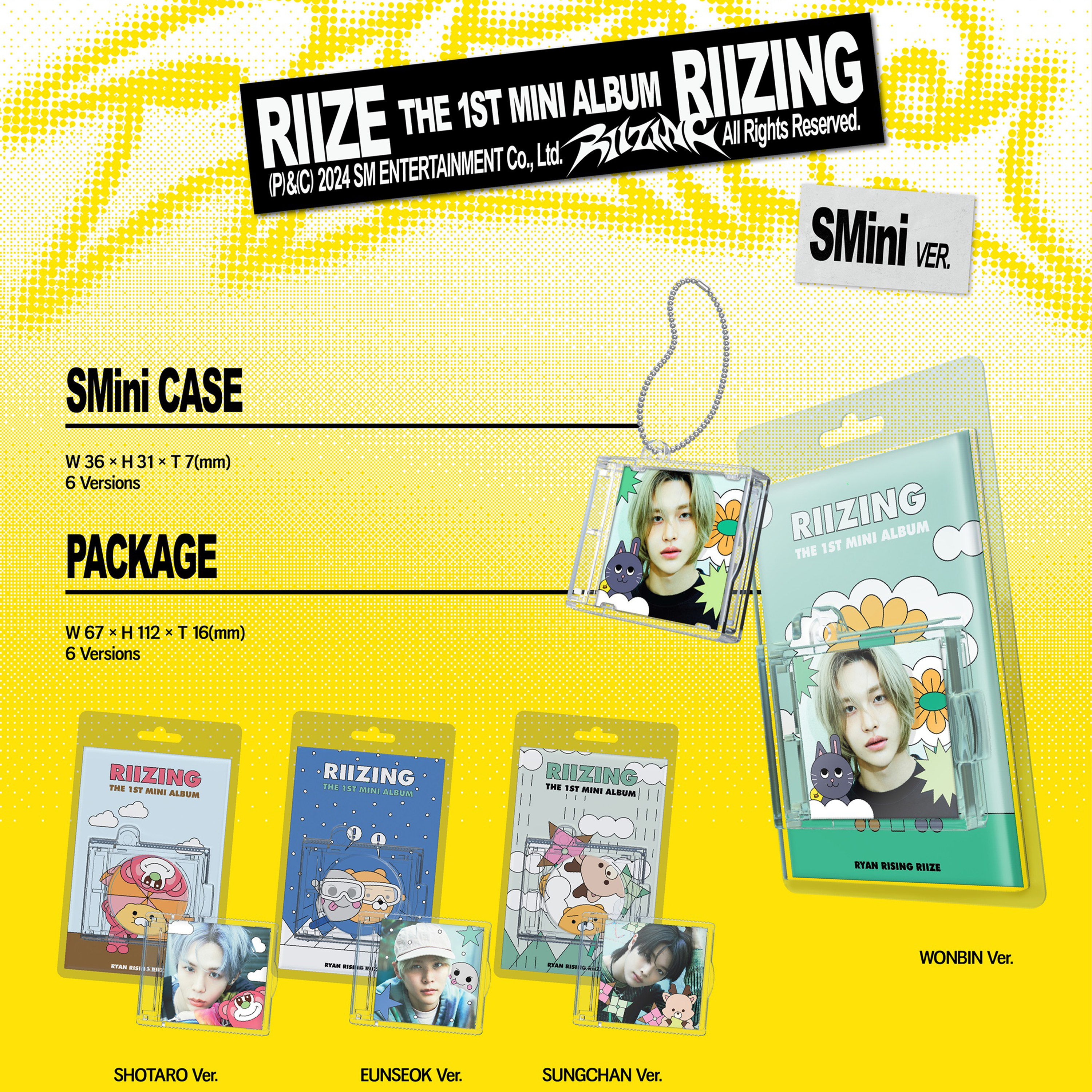 RIIZE - RIIZING [1st Mini Album] SMini Ver. - Stardust K-pop Shop