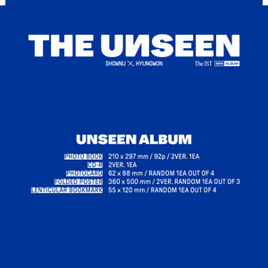 MONSTA X SHOWNU & HYUNGWON - THE UNSEEN [1st Mini Album] Limited Ver. - Stardust K-pop Shop