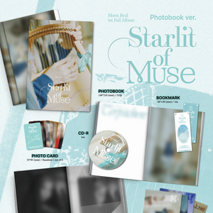 MOONBYUL - STARLIT OF MUSE [1st Full Album] Photobook Ver. + POSTER - Stardust K-pop Shop