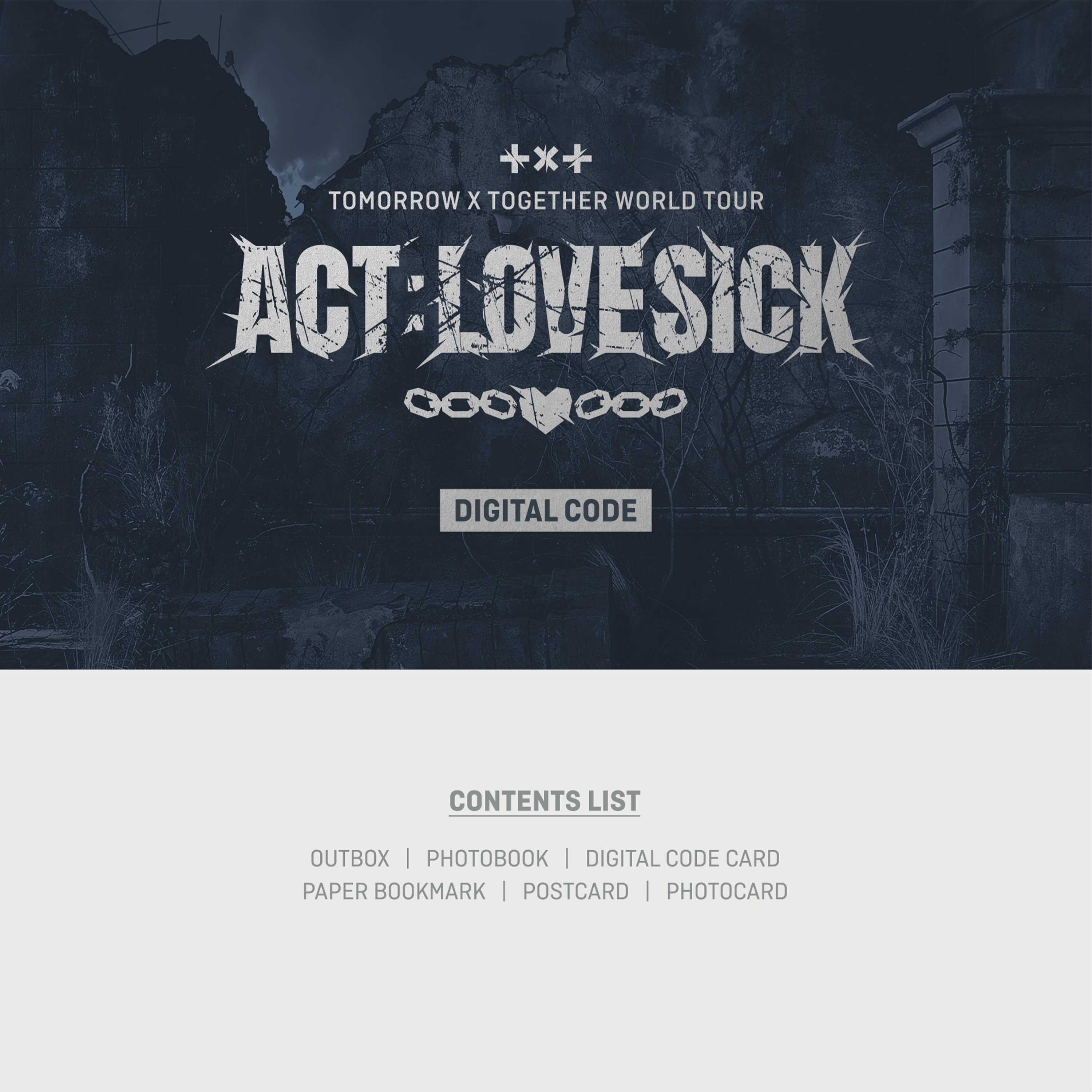 TXT - 2022 WORLD TOUR 'ACT: LOVESICK' IN SEOUL [Digital Code] - Stardust K-pop Shop