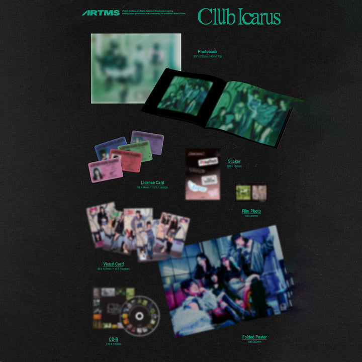 ARTMS - CLUB ICARUS [1st Mini Album] - Stardust K-pop Shop