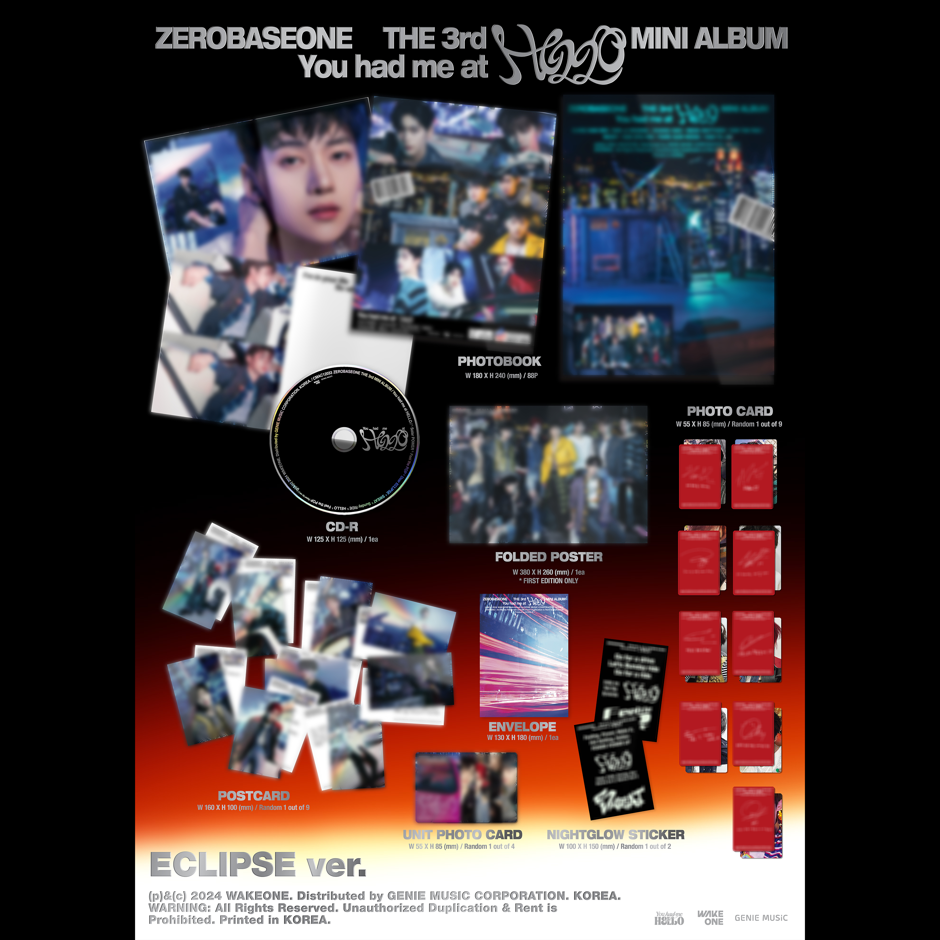 ZEROBASEONE - YOU HAD ME AT HELLO [3rd Mini Album] - Stardust K-pop Shop