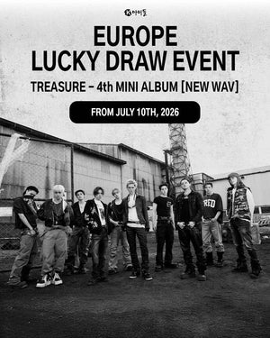 [EUROPE LUCKY DRAW EVENT] TREASURE - NEW WAV [4th Mini Album] Red / Ice Ver.