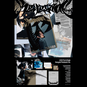 LUCAS - RENEGADE [1st Single Album] Photobook Ver. - Stardust K-pop Shop