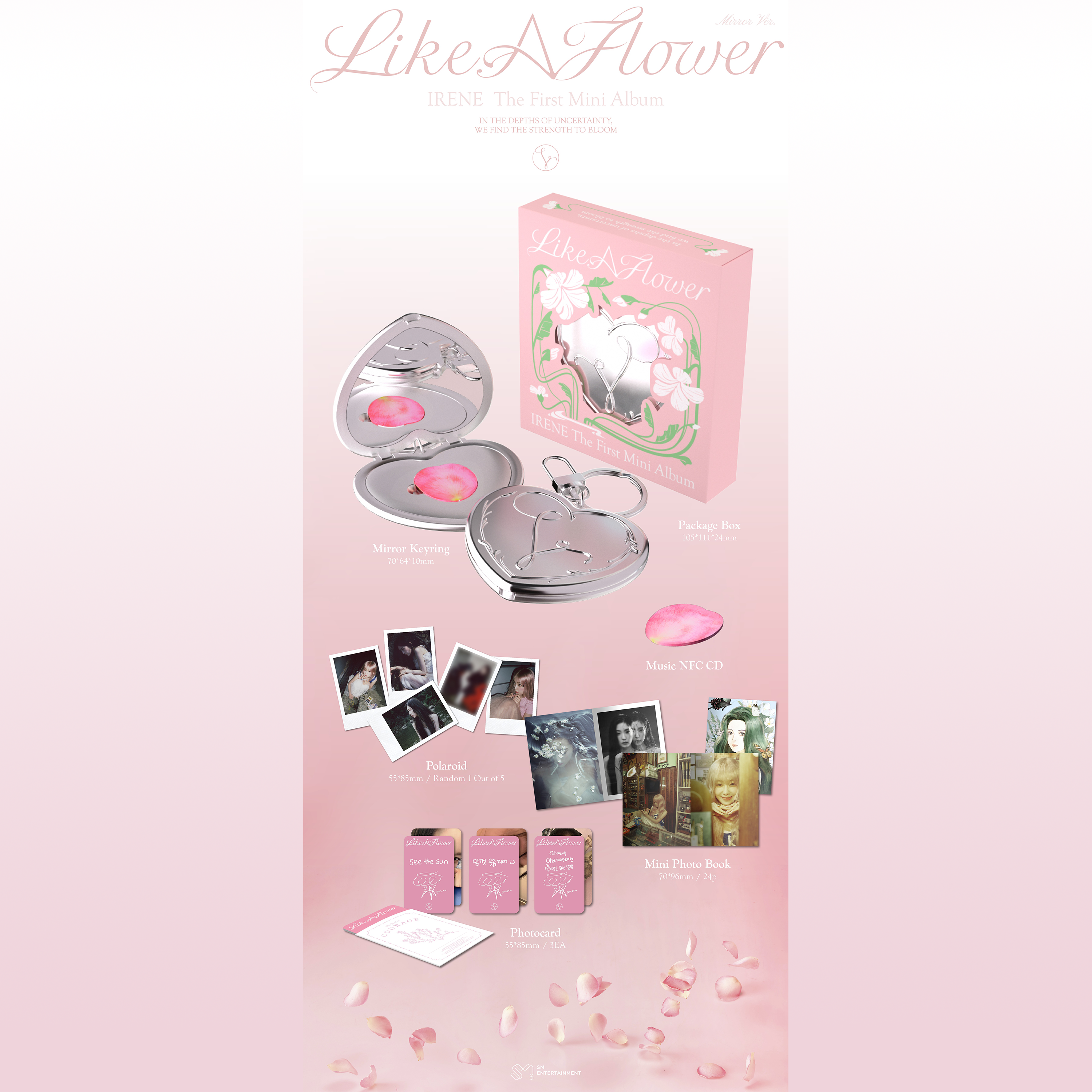 IRENE - LIKE A FLOWER [1st Mini Album] Mirror Ver. - Stardust K-pop Shop
