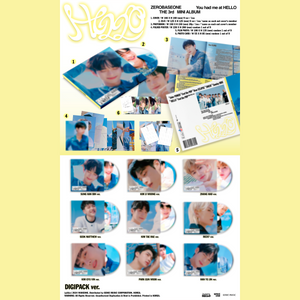 ZEROBASEONE - YOU HAD ME AT HELLO [3rd Mini Album] Digipack Ver. - Stardust K-pop Shop