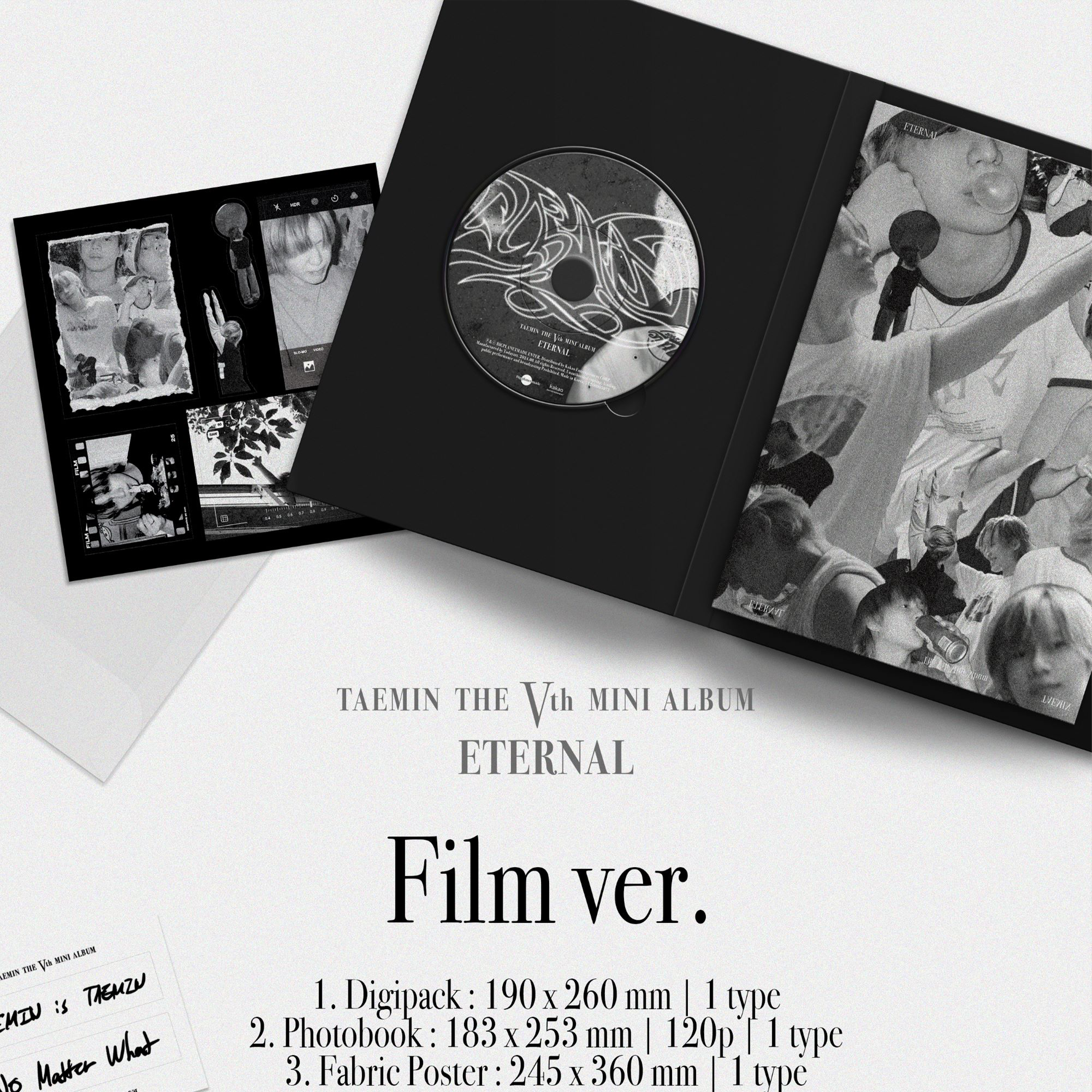 TAEMIN - ETERNAL [5th Mini Album] Film Ver. - Stardust K-pop Shop
