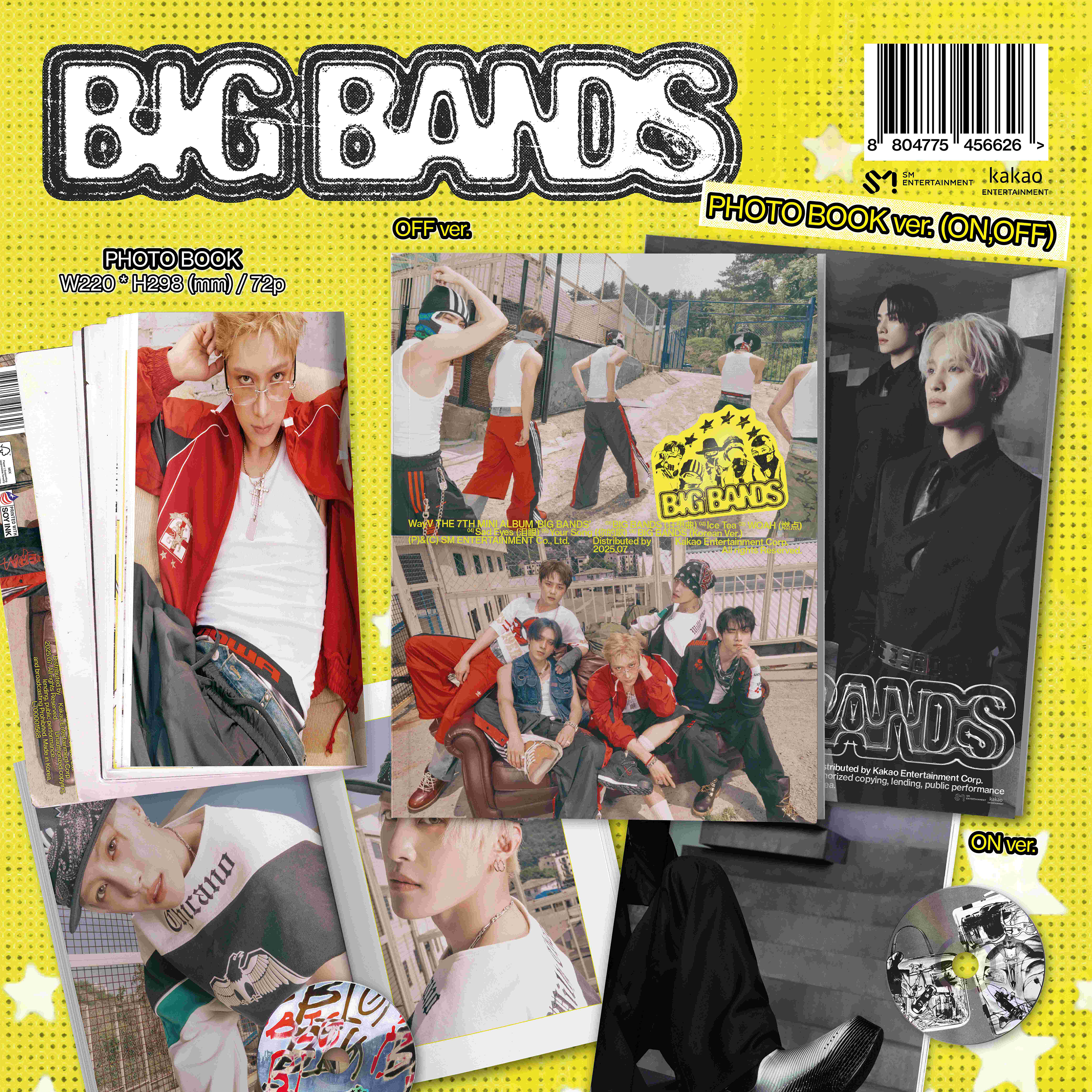 WAYV - BIG BANDS [7th Mini Album] Photobook Ver. - Stardust K-pop Shop