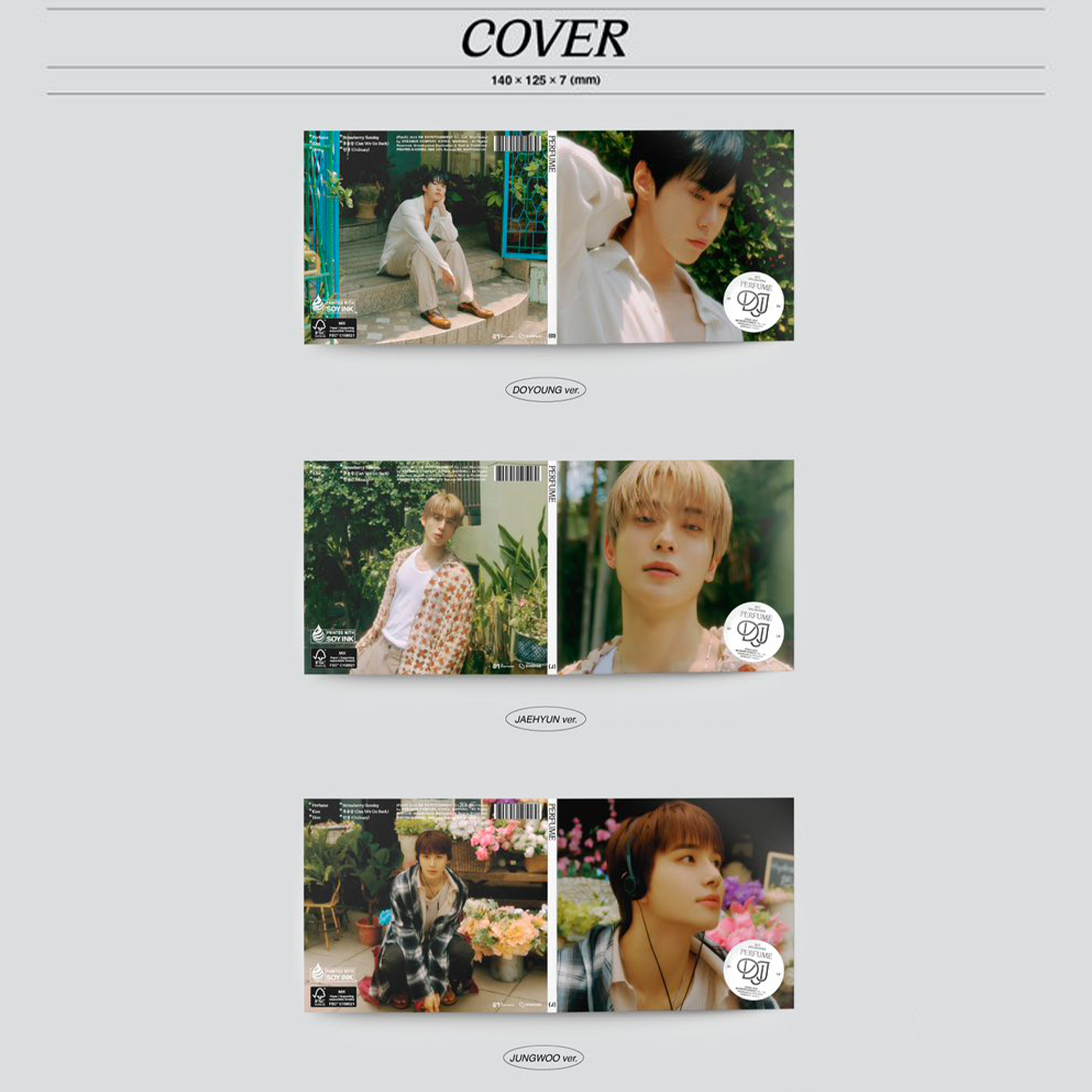 NCT DOJAEJUNG - PERFUME [1st Mini Album] Digipack Ver. - Stardust K-pop Shop