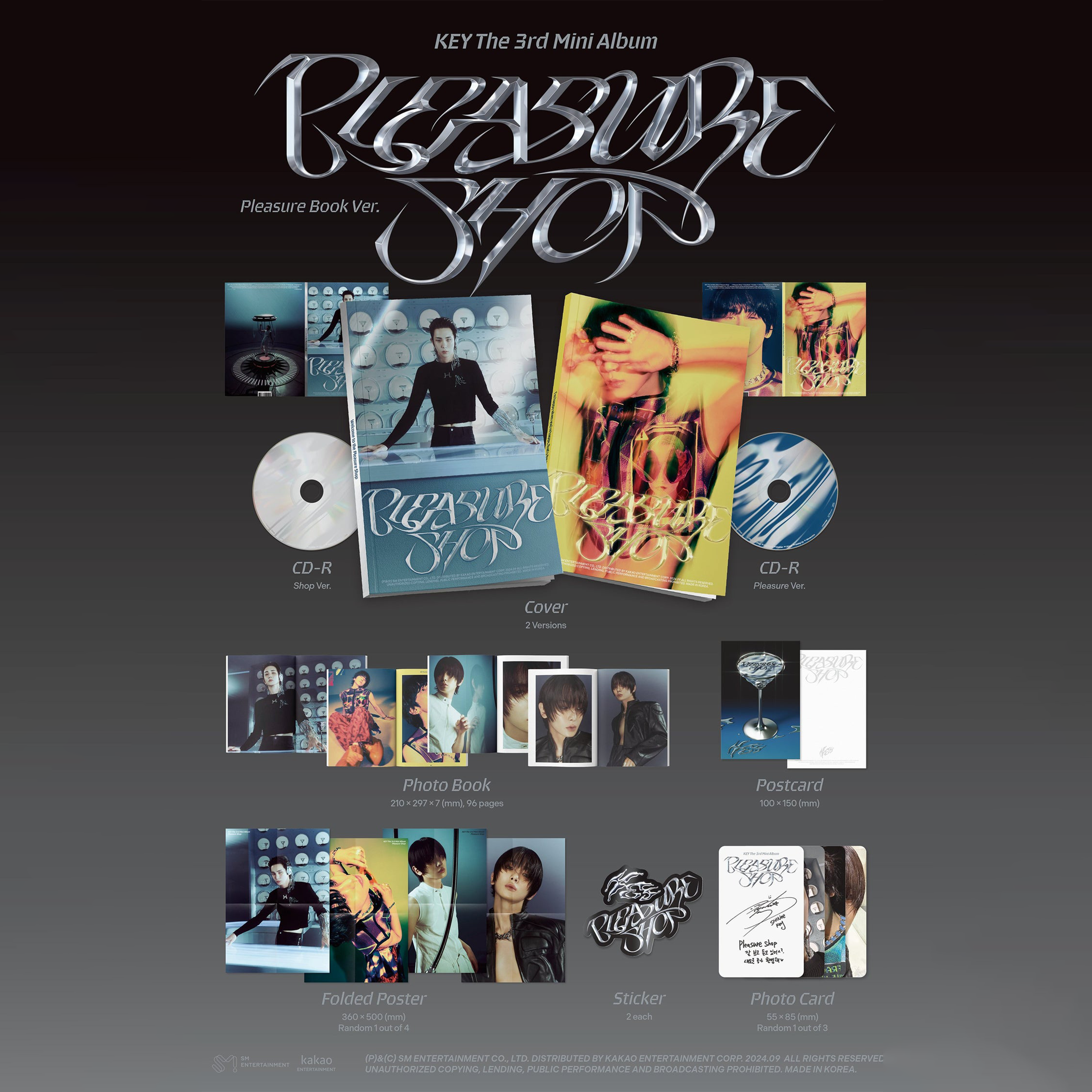 KEY - PLEASURE SHOP [3rd Mini Album] Pleasure Book Ver. - Stardust K-pop Shop