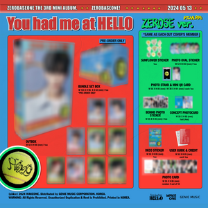 ZEROBASEONE - YOU HAD ME AT HELLO [3rd Mini Album] Zerose / Poca Album Ver. - Stardust K-pop Shop
