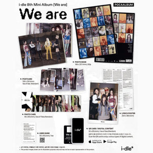 I-DLE - WE ARE [8th Mini Album] Pocaalbum Ver. - Stardust K-pop Shop
