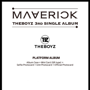 THE BOYZ - MAVERICK [3rd Single Album] Platform Ver. - Stardust K-pop Shop