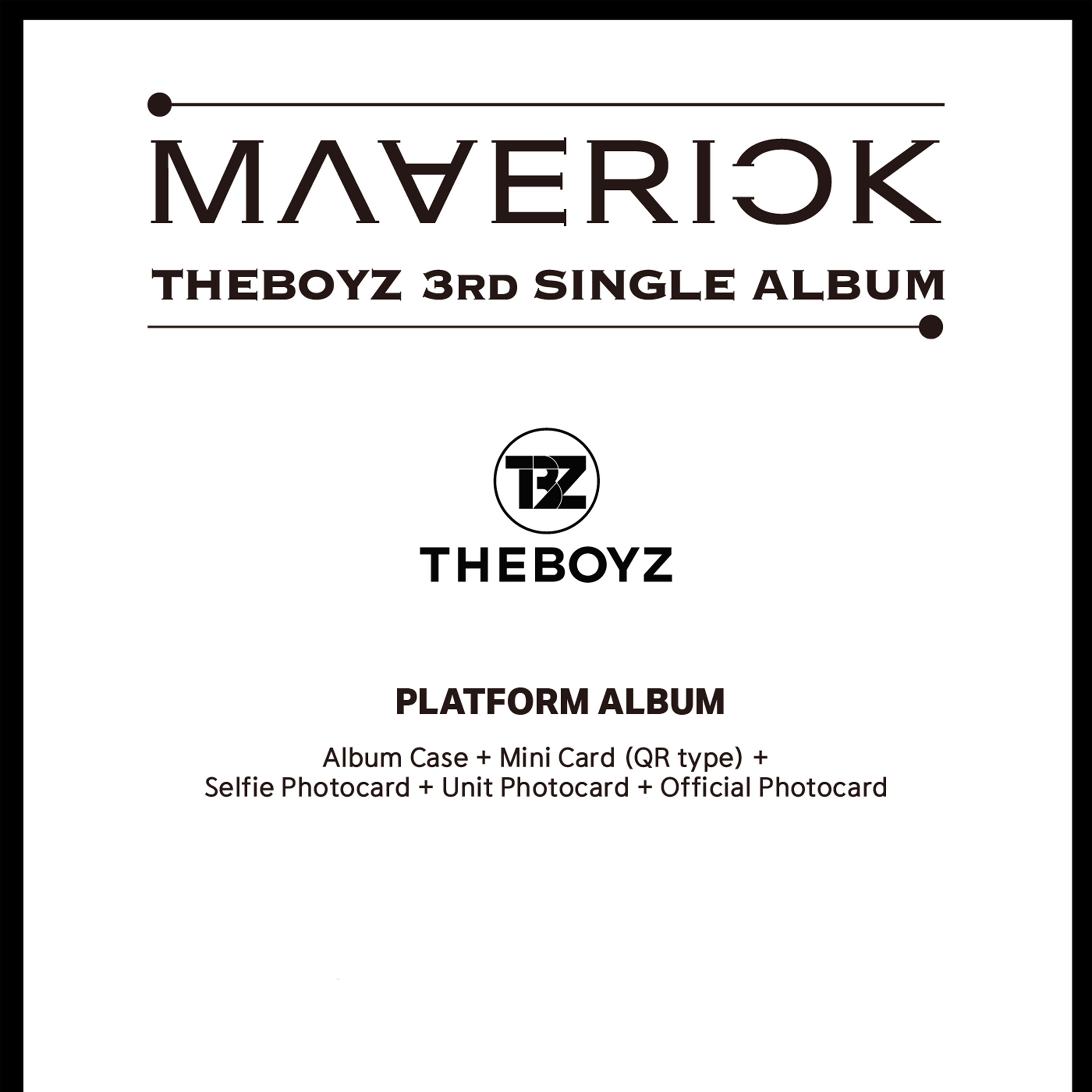 THE BOYZ - MAVERICK [3rd Single Album] Platform Ver. - Stardust K-pop Shop