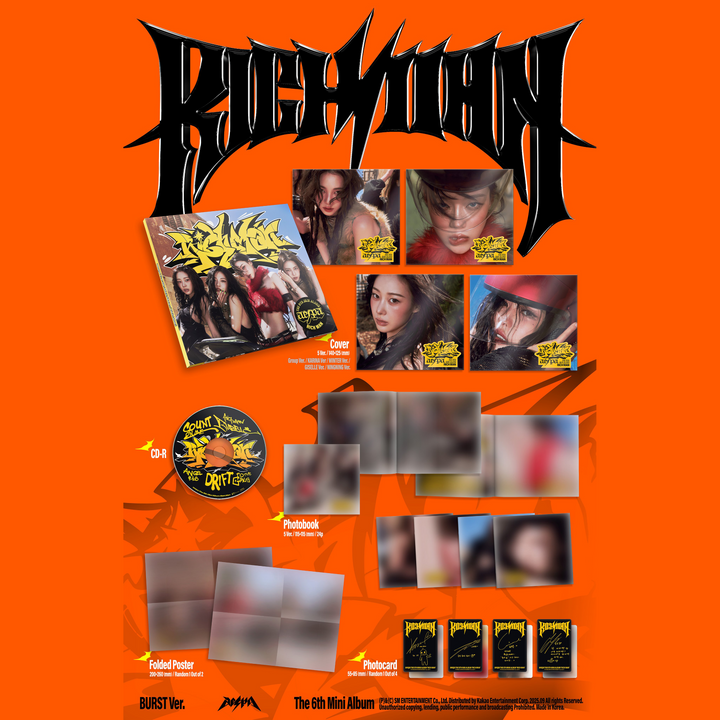 [PRE-ORDER] AESPA - RICH MAN [6th Mini Album] Burst Ver. - Stardust K-pop Shop