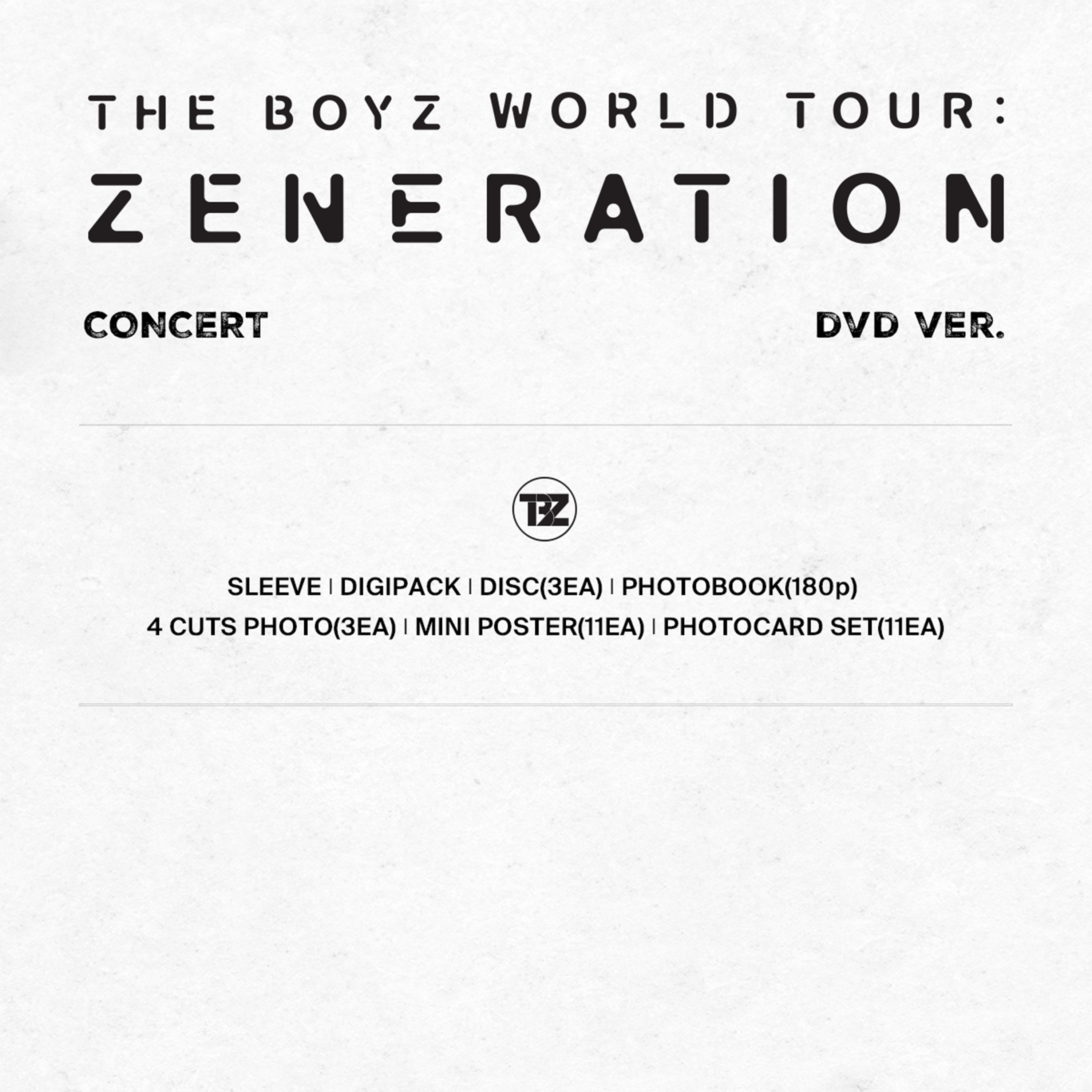 THE BOYZ - 2ND WORLD TOUR 'ZENERATION' [DVD] - Stardust K-pop Shop