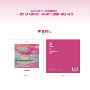 DKZ - HARMONY [1st Repackage Album] Vinyl / LP Ver. - Stardust K-pop Shop