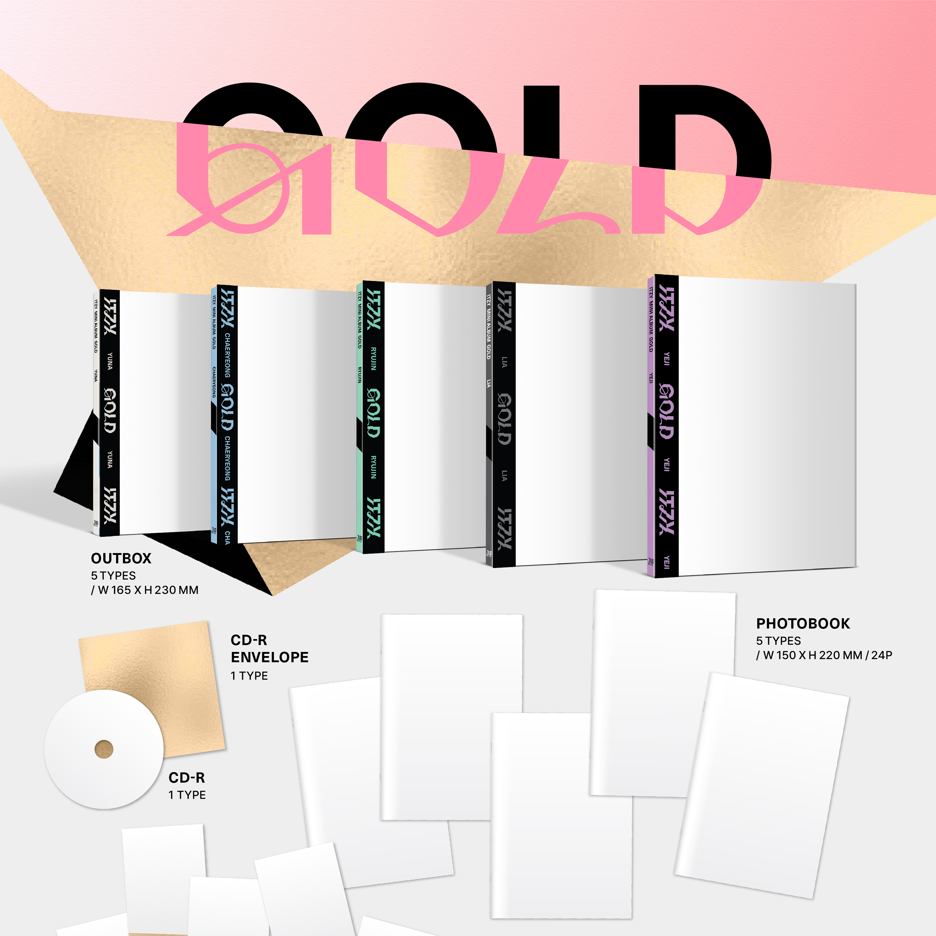 ITZY - GOLD [Digipack Ver.] - Stardust K-pop Shop