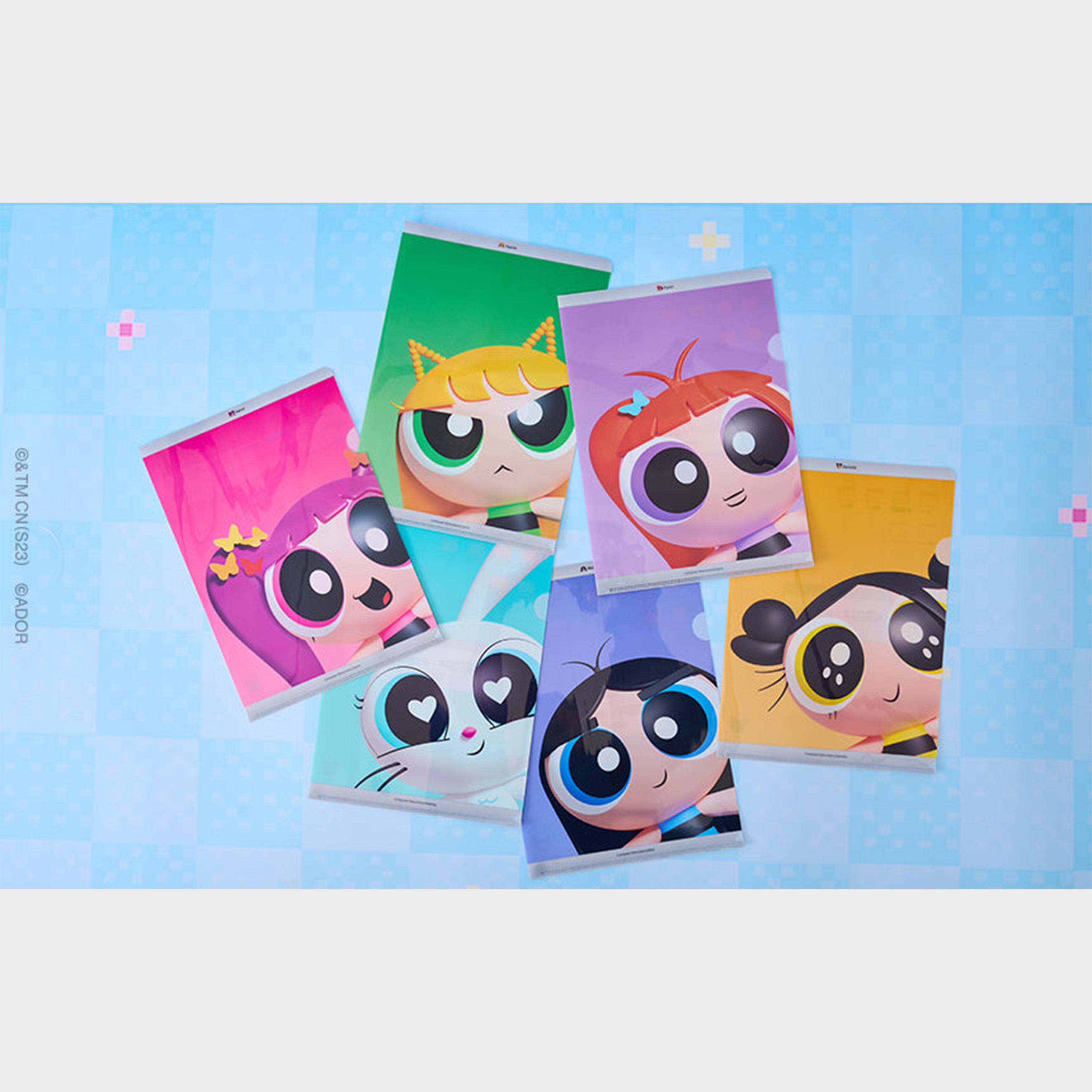 NEWJEANS - THE POWERPUFF GIRLS X NJ [PLASTIC FILE] - Stardust K-pop Shop