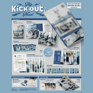 KickFlip - KICK OUT, FLIP NOW! [2nd Mini Album] Photobook Ver. - Stardust K-pop Shop