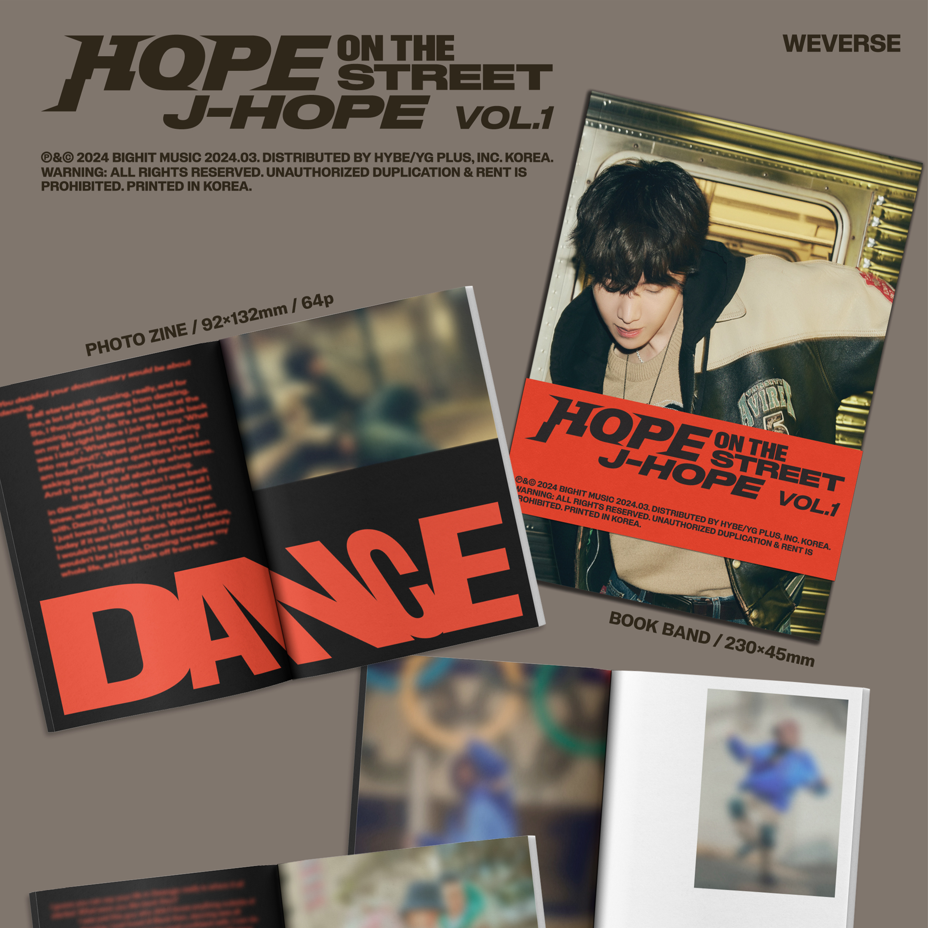 J-HOPE - HOPE ON THE STREET [Weverse Ver.] - Stardust K-pop Shop