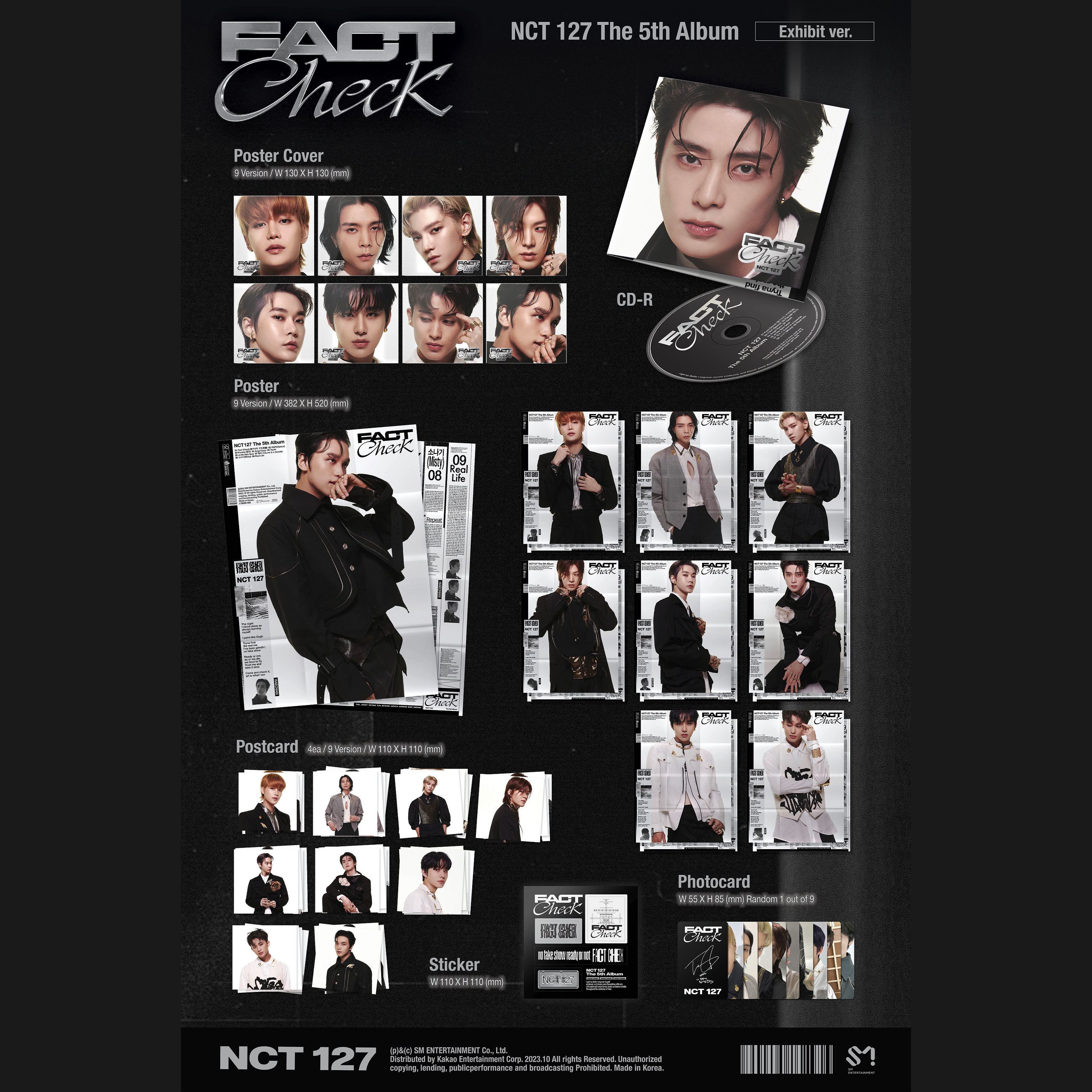 NCT 127 - FACT CHECK [5th Full Album] Exhibit Ver. - Stardust K-pop Shop