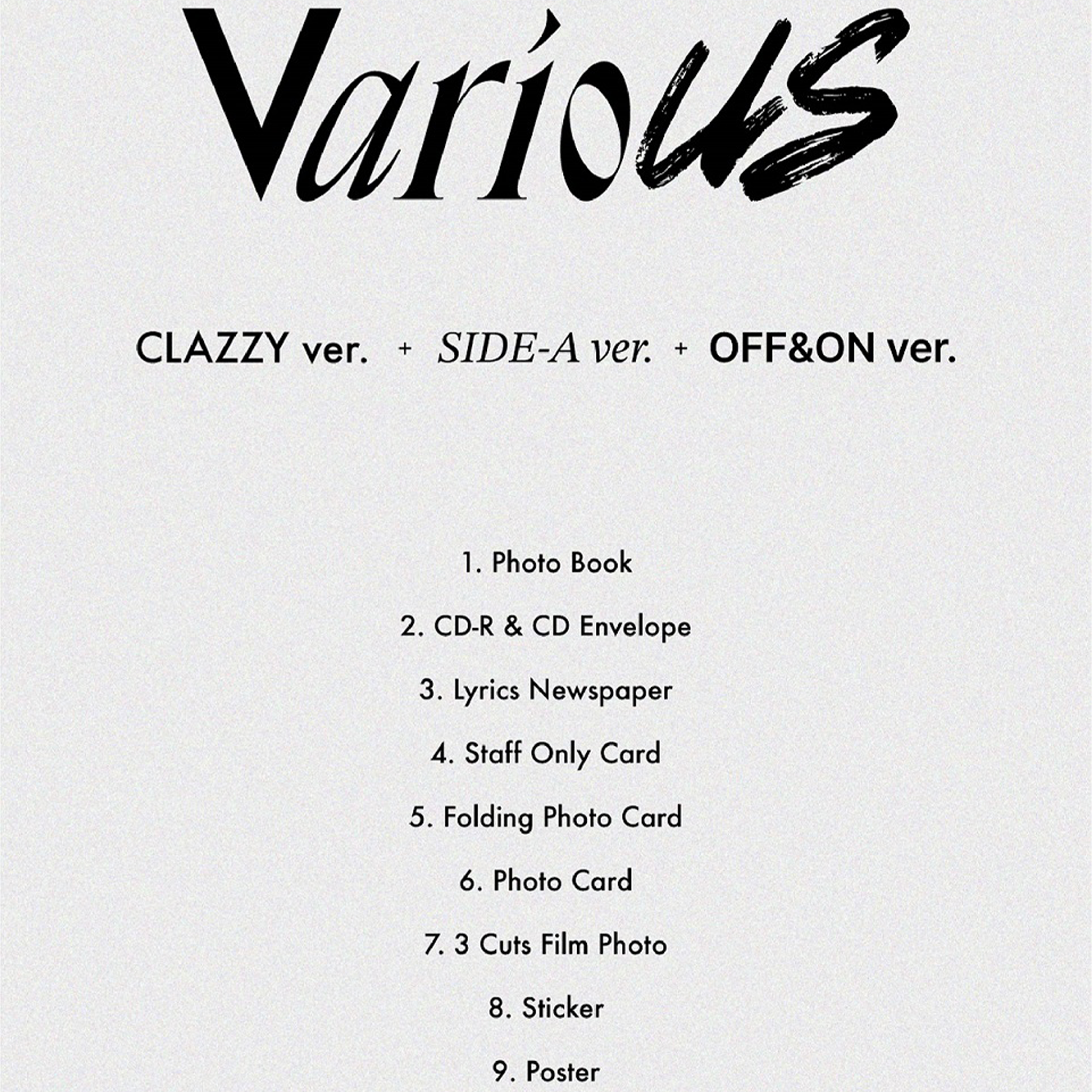 VIVIZ - VARIOUS [3rd Mini Album] - Stardust K-pop Shop