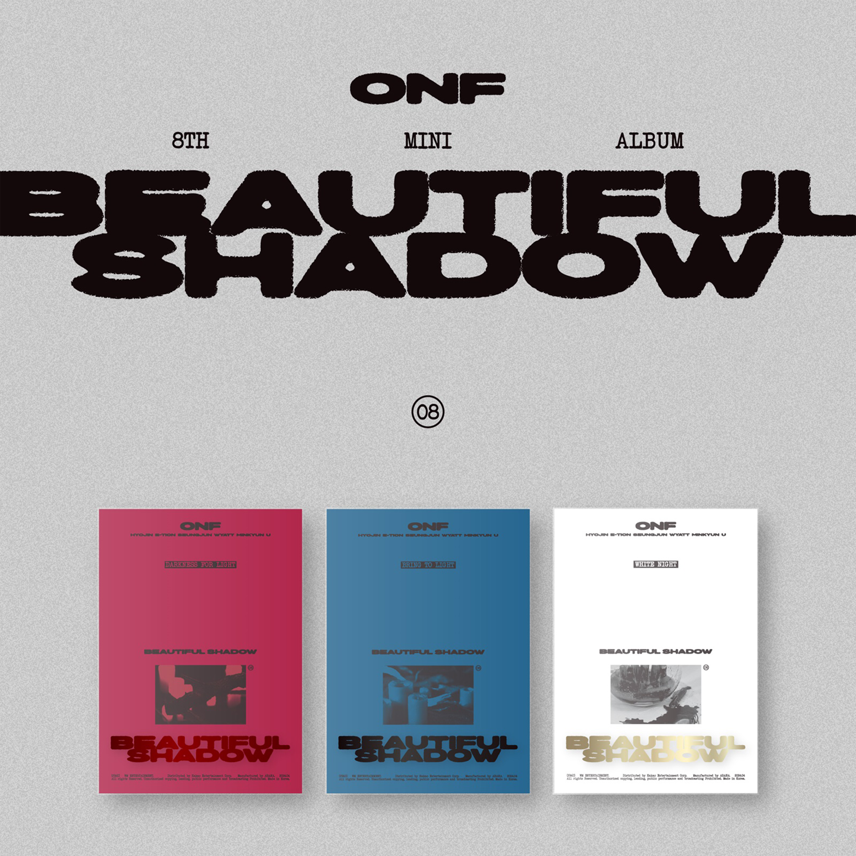 ONF - BEAUTIFUL SHADOW [8th Mini Album] - Stardust K-pop Shop