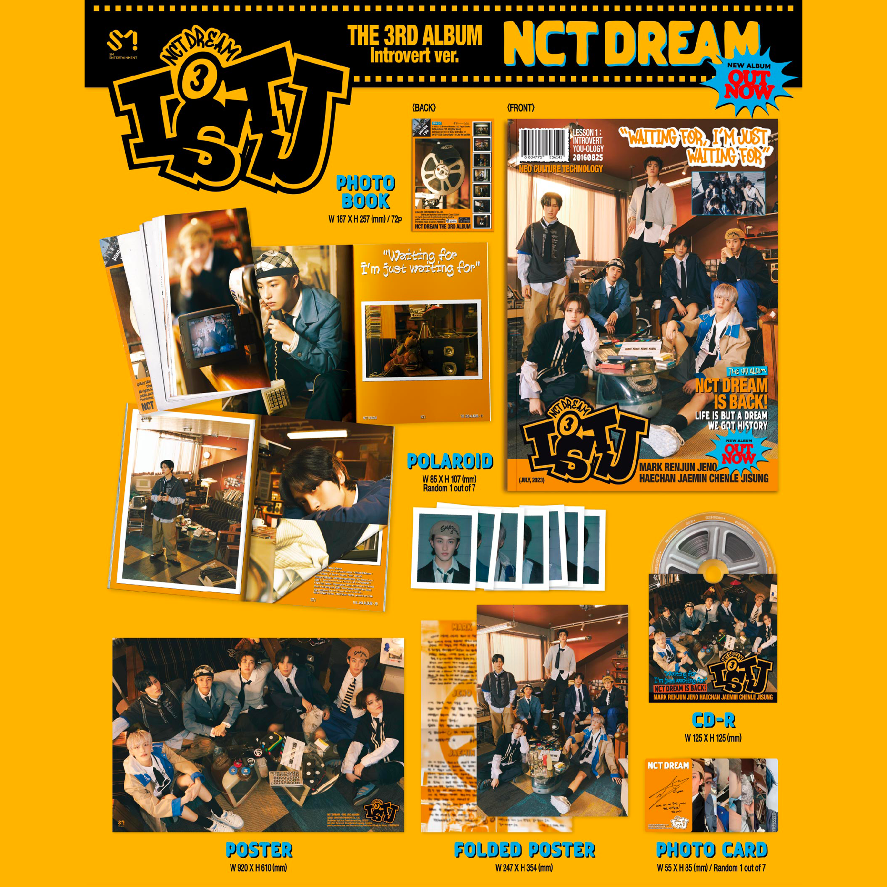 NCT DREAM - ISTJ [3rd Full Album] Photobook Ver. + POSTER - Stardust K-pop Shop