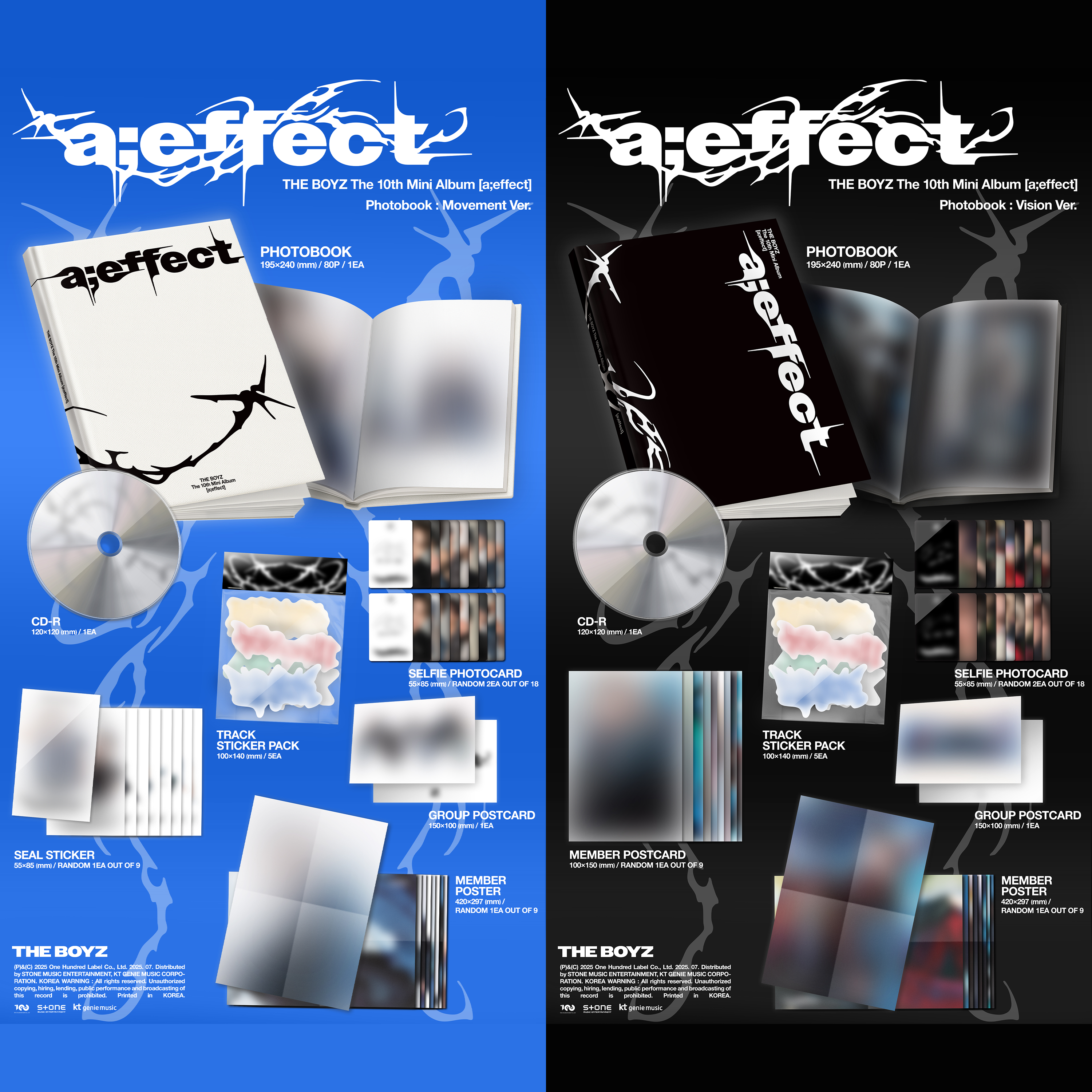 [PRE-ORDER] THE BOYZ - [a;effect] 10th Mini Album - Stardust K-pop Shop