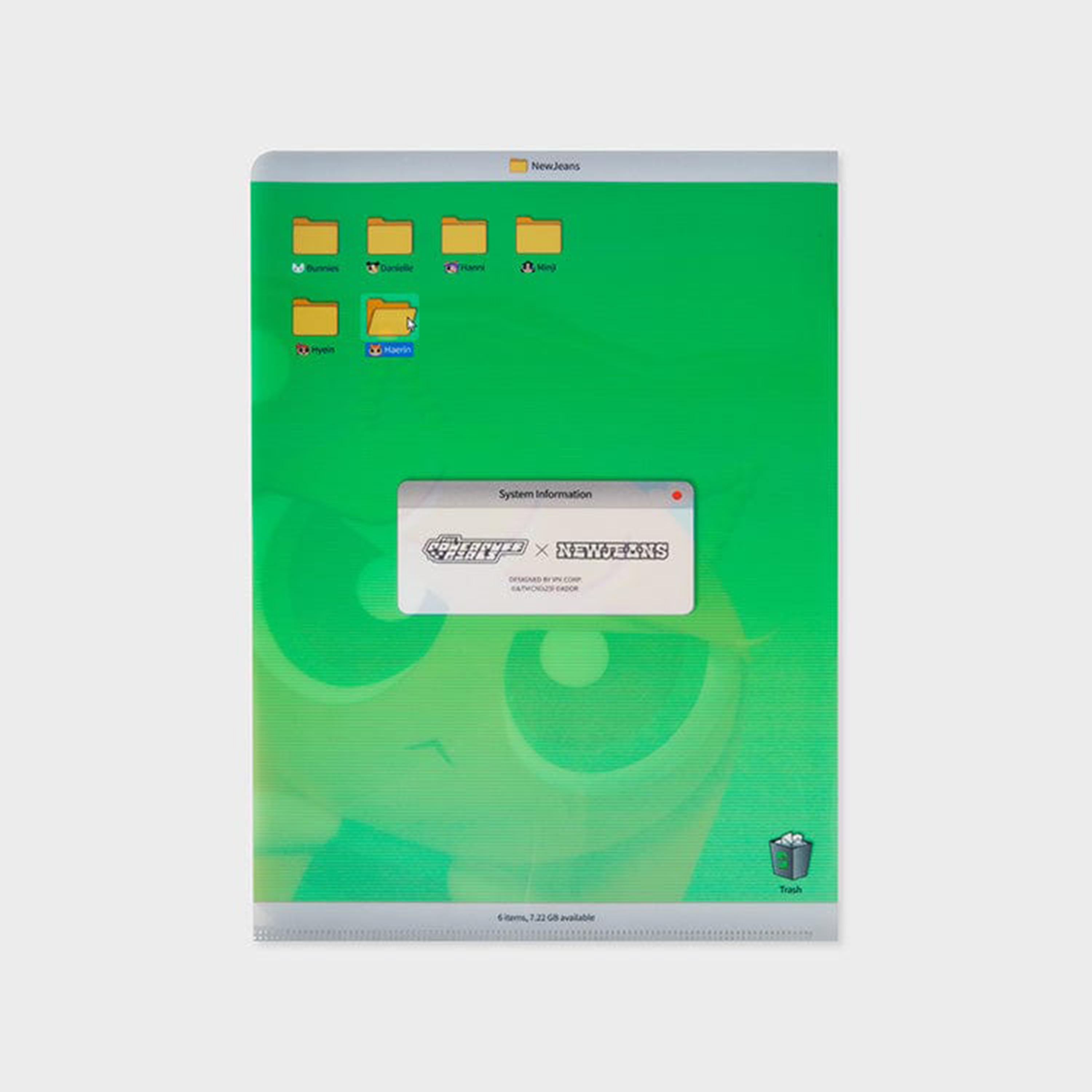 NEWJEANS - THE POWERPUFF GIRLS X NJ [PLASTIC FILE] - Stardust K-pop Shop