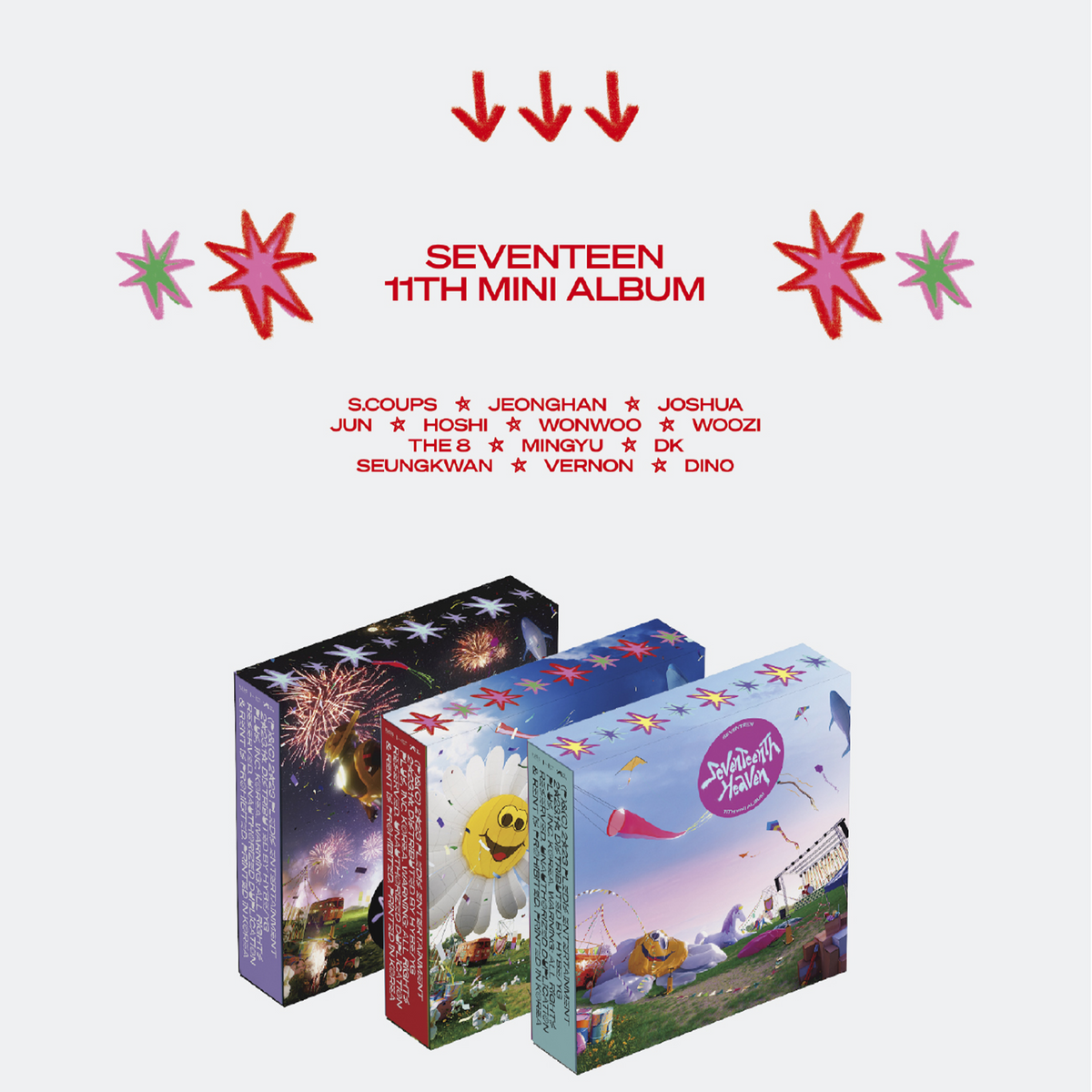SEVENTEEN - SEVENTEENTH HEAVEN [11th Mini Album] - Stardust K-pop Shop