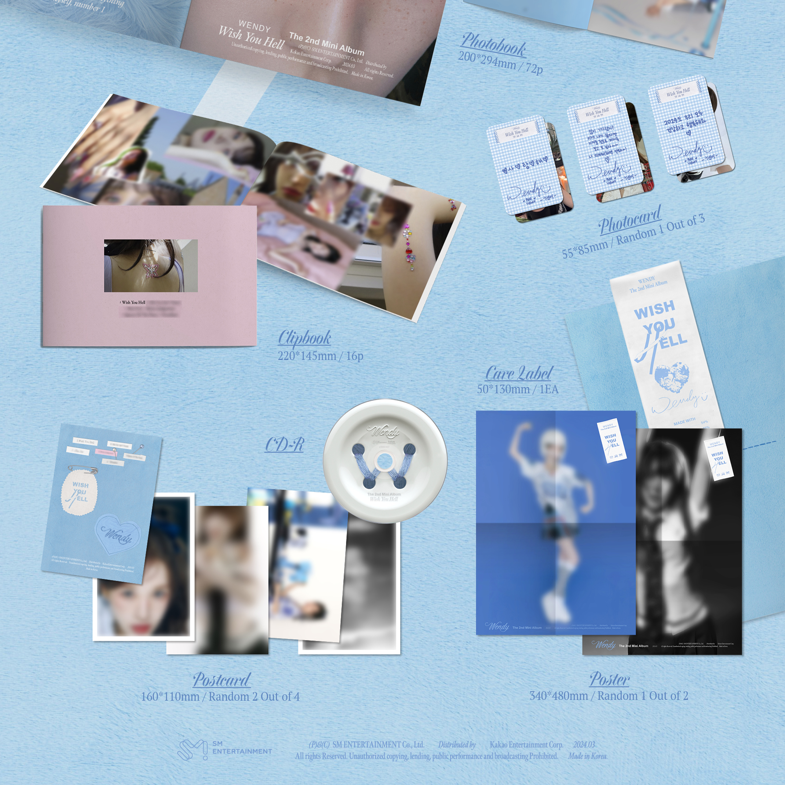 WENDY - WISH YOU HELL [2nd Mini Album] Photobook Ver. - Stardust K-pop Shop