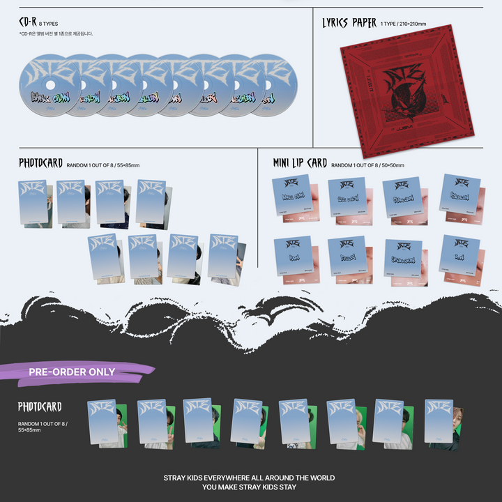 STRAY KIDS - ATE [Mini Album] Accordion Ver. - Stardust K-pop Shop