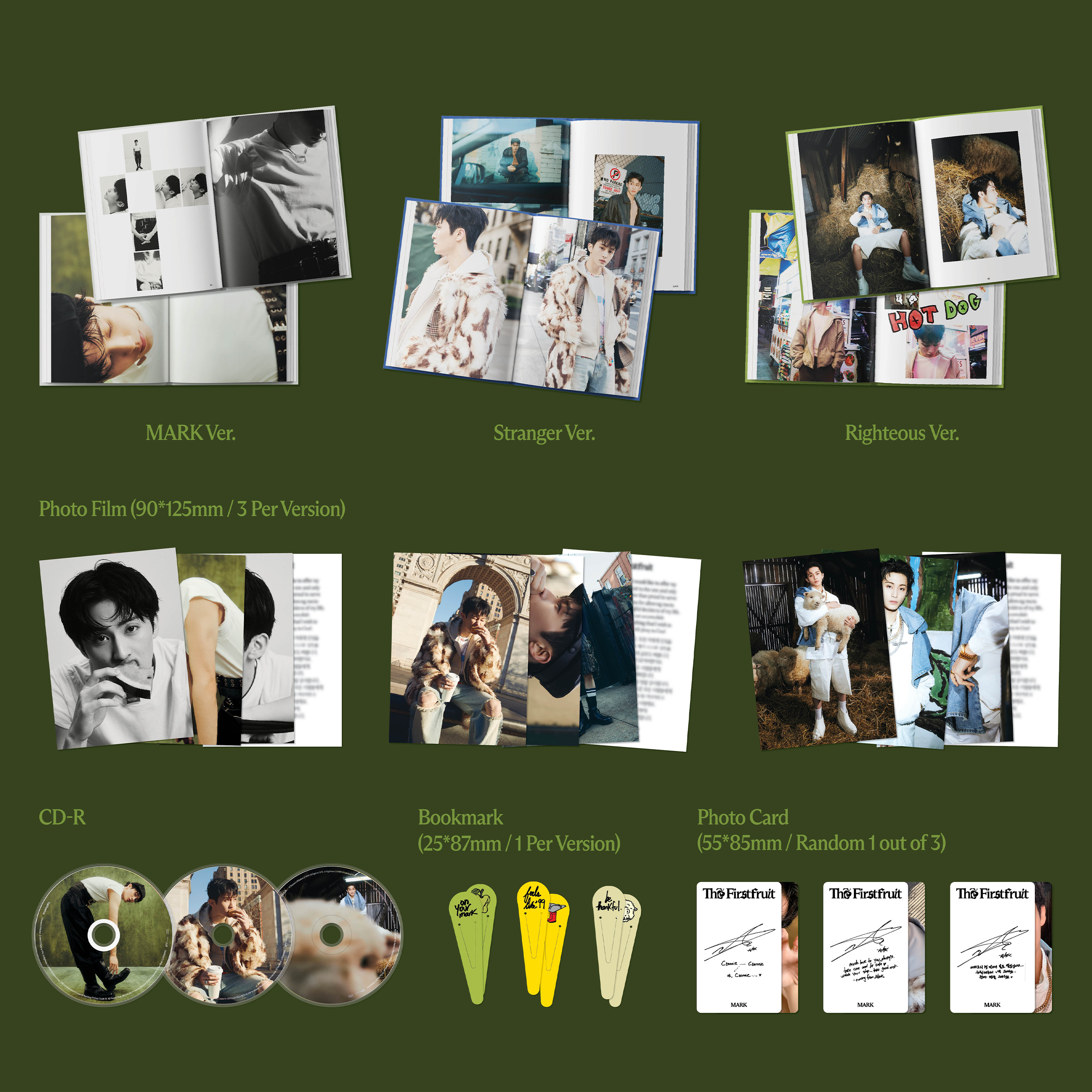 MARK - THE FIRSTFRUIT [1st Full Album] Photobook Ver. - Stardust K-pop Shop