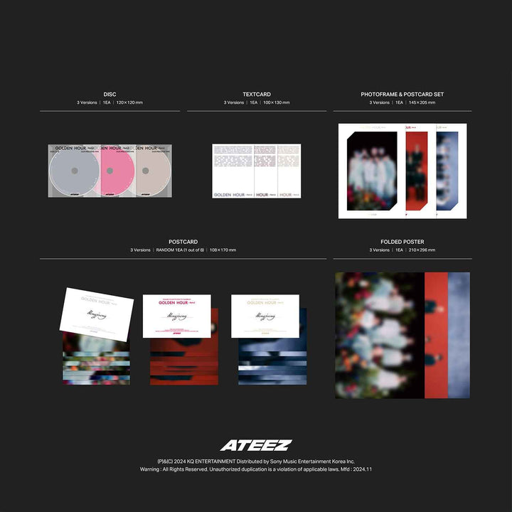ATEEZ - GOLDEN HOUR : Part.2 [11th Mini Album] Photobook Ver.