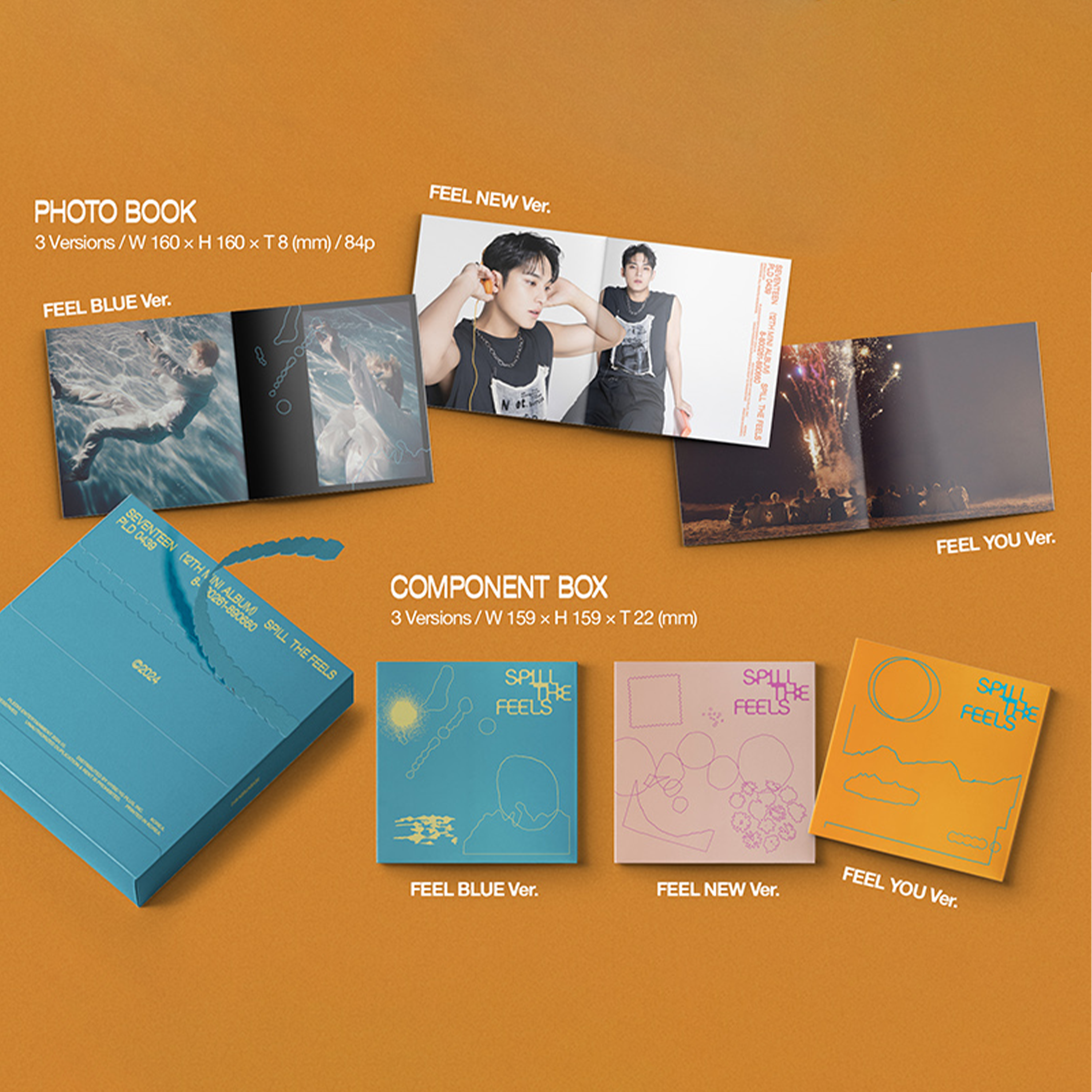 SEVENTEEN - SPILL THE FEELS [12th Mini Album] - Stardust K-pop Shop
