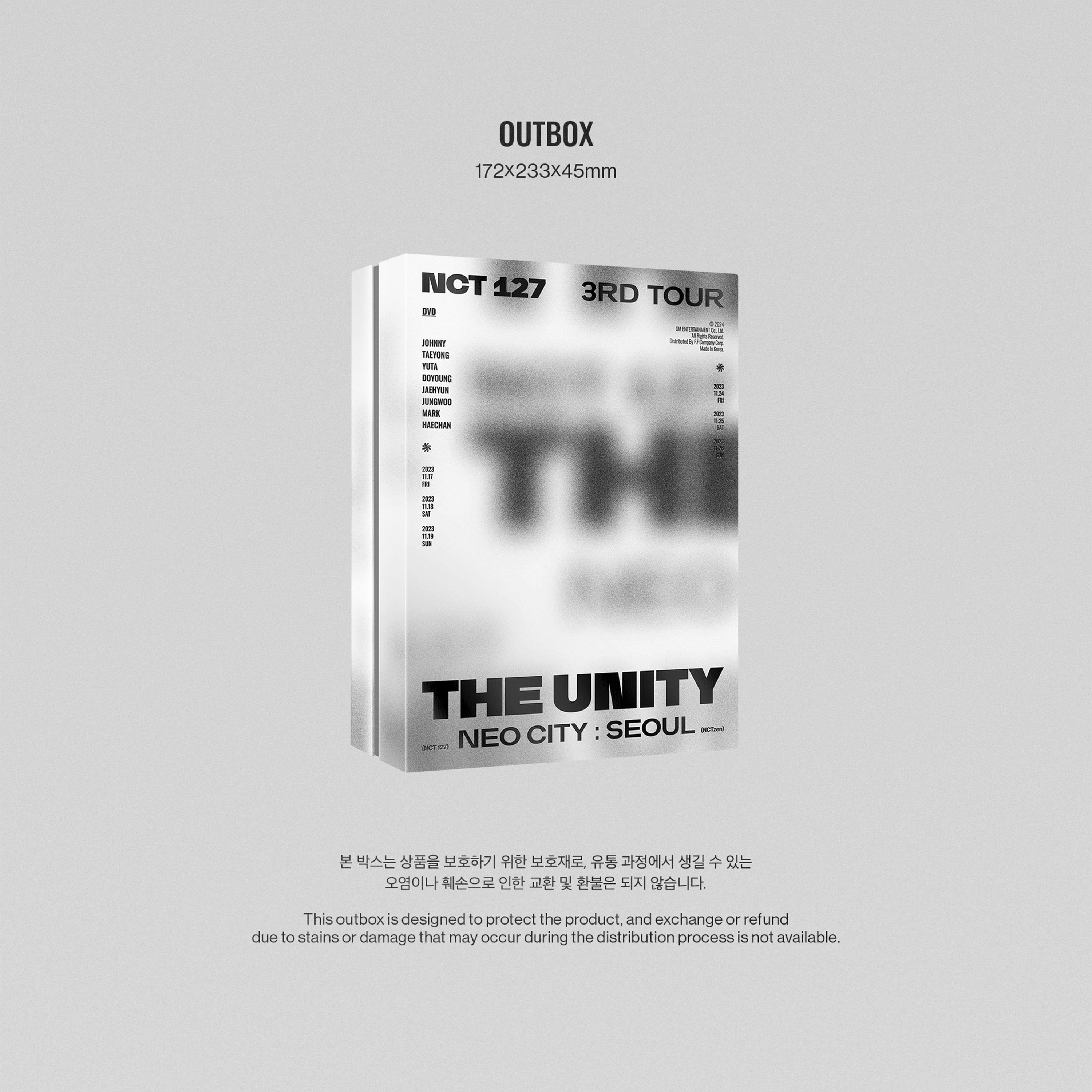 NCT 127 - 3rd TOUR 'NEO CITY : SEOUL - THE UNITY' [DVD] - Stardust K-pop Shop
