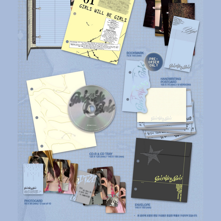 ITZY - GIRLS WILL BE GIRLS [Binder Ver.] - Stardust K-pop Shop