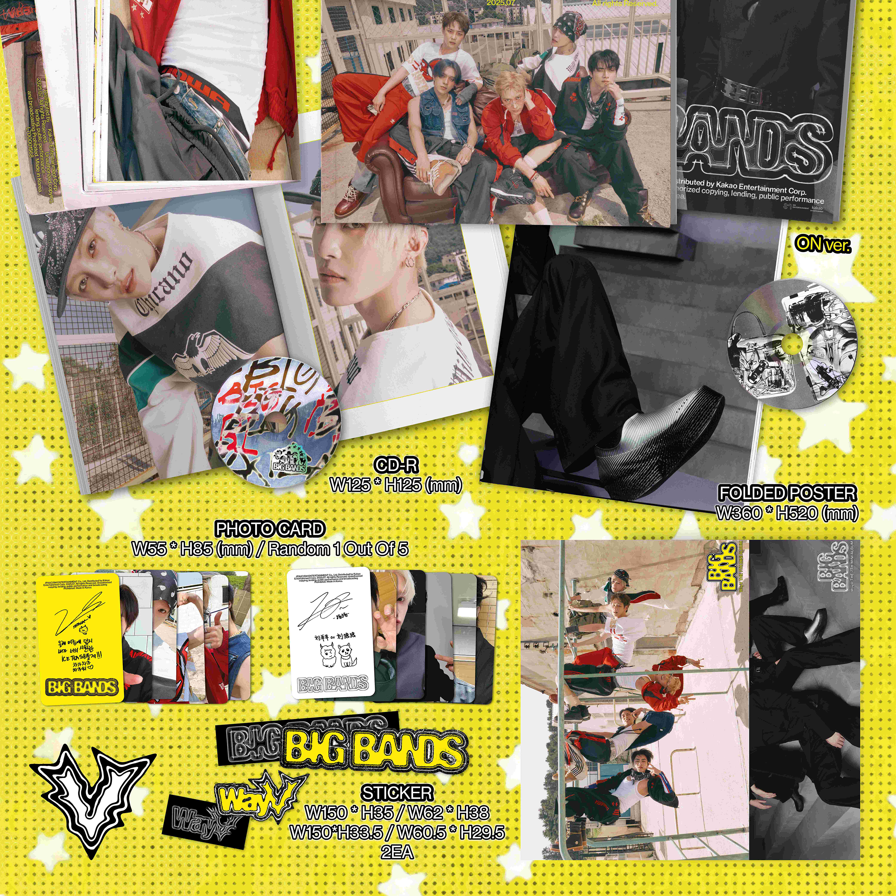 WAYV - BIG BANDS [7th Mini Album] Photobook Ver. - Stardust K-pop Shop