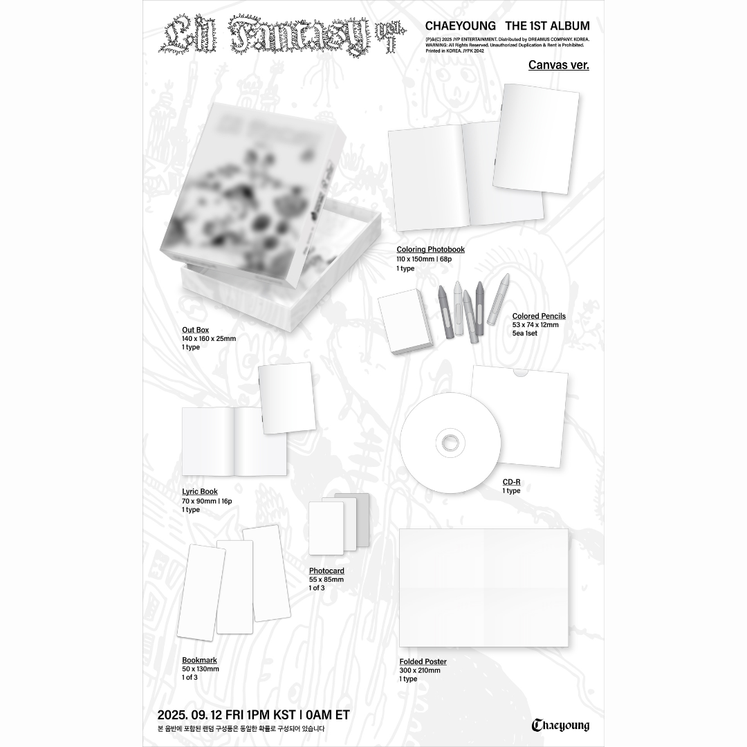 [PRE-ORDER] TWICE CHAEYOUNG - LIL FANTASY [Vol. 1] Canvas Ver. - Stardust K-pop Shop