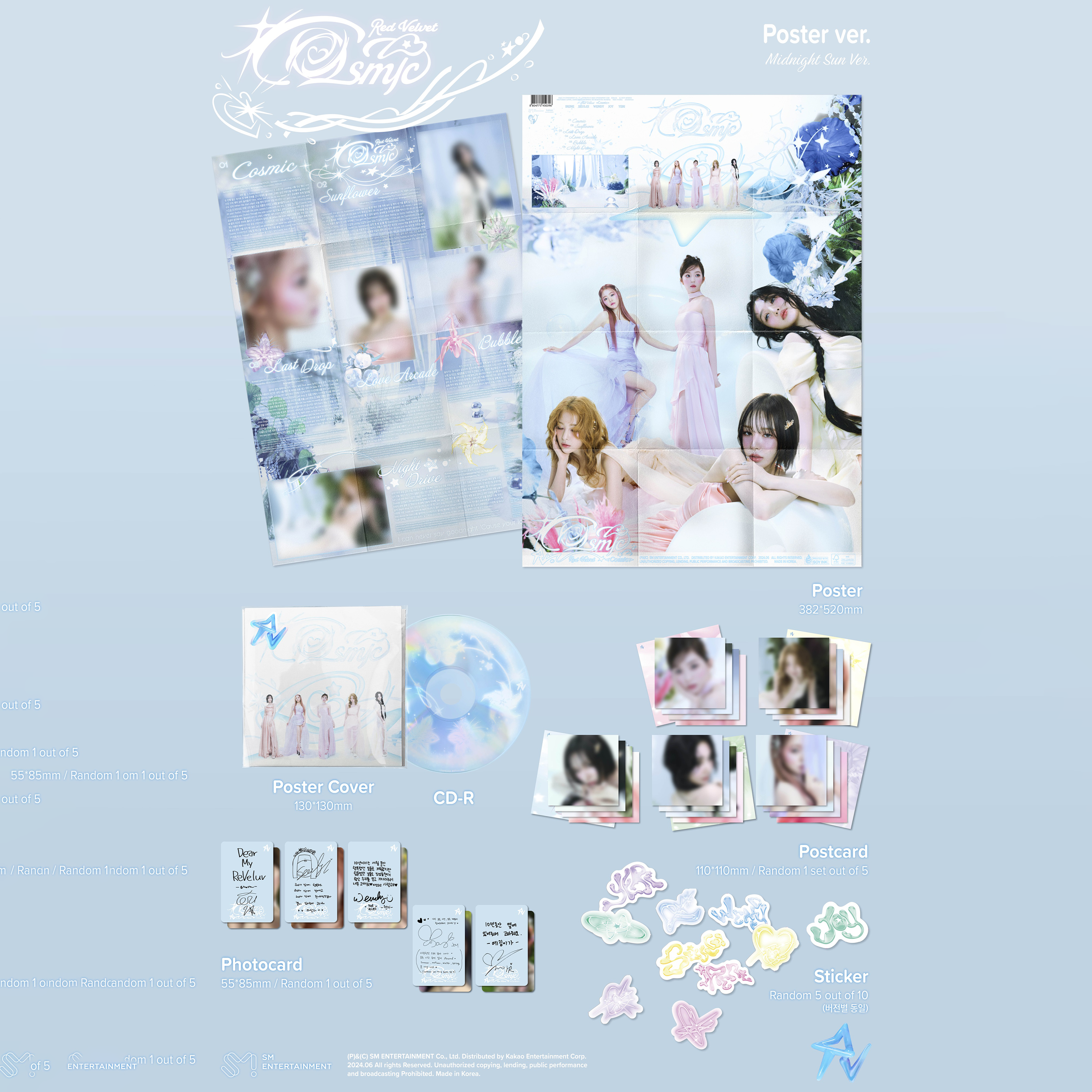 RED VELVET - COSMIC [Poster Ver.] - Stardust K-pop Shop